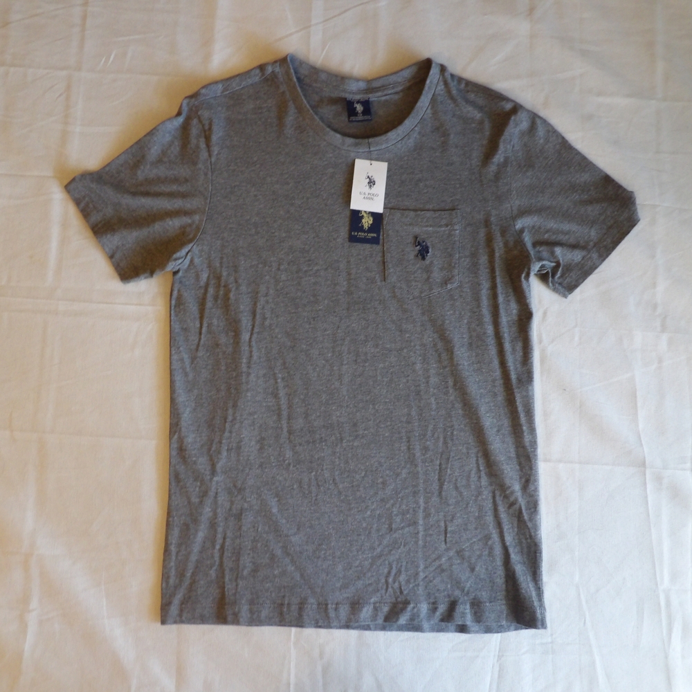 U.S. Polo Assn. Gray Short Sleeve Tee